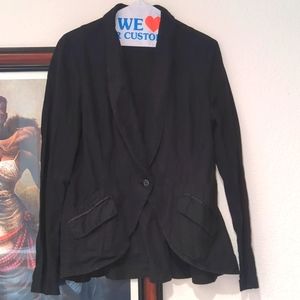 Free People Blazer Black